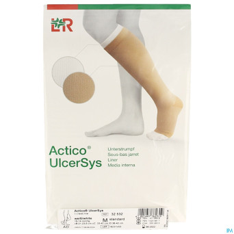Actico ulcersys sous bas 3 blanc   m 38-42cm 32532