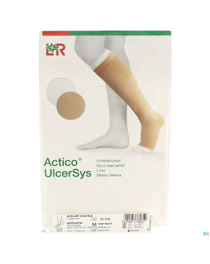 Actico ulcersys sous bas 3 blanc   m 38-42cm 32532