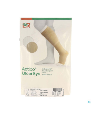 Actico ulcersys sous bas 3 blanc  xl 38-42cm 32536