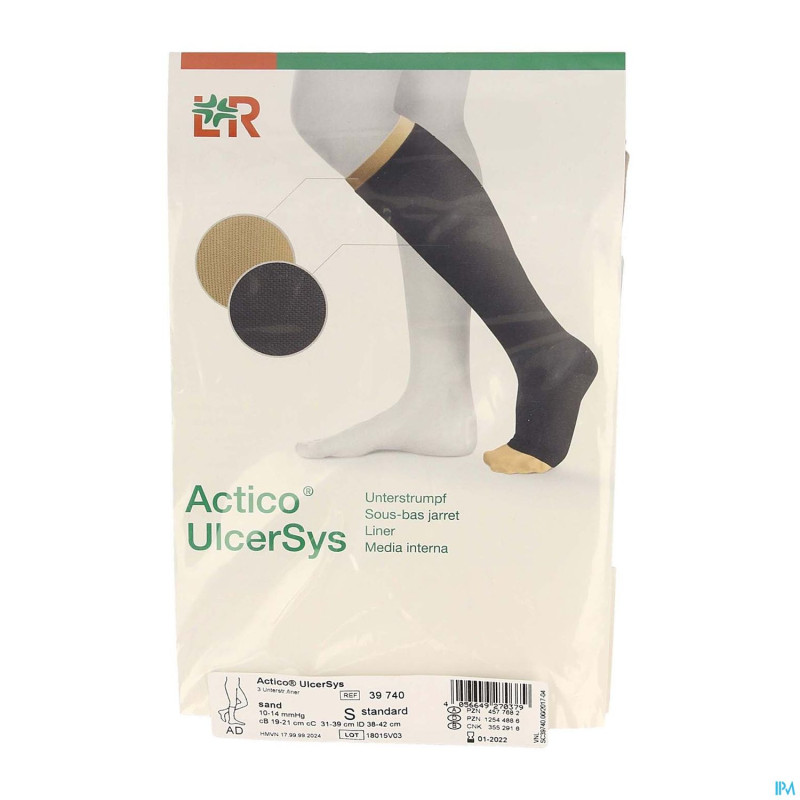 Actico ulcersys sous bas 3 sable xxl 38-42cm 39748