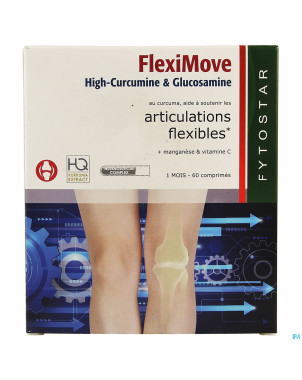 Fytostar flexi move curcumine + glucosam. comp  60
