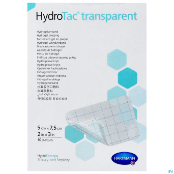 Hydrotac transparent 5,0x7,5cm 10 6859051 hartmann
