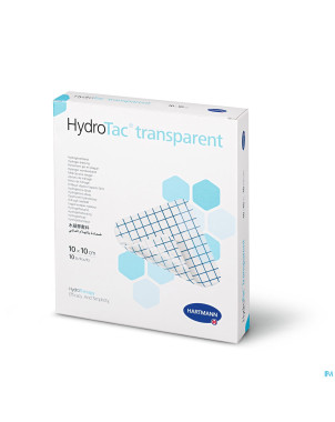 Hydrotac transparent 10x10cm 10 6859061   hartmann