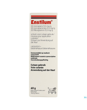 Enstilum 50mcg/0,5mg/g mousse cutanee spray