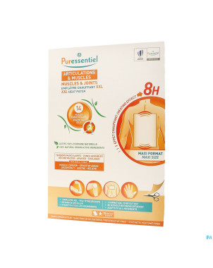 Puressentiel articulation muscl.patch chauff.  xxl