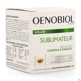 Oenobiol capillaire sublimateur    softcaps  60