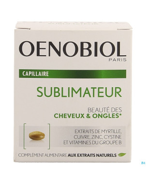 Oenobiol capillaire sublimateur    softcaps  60