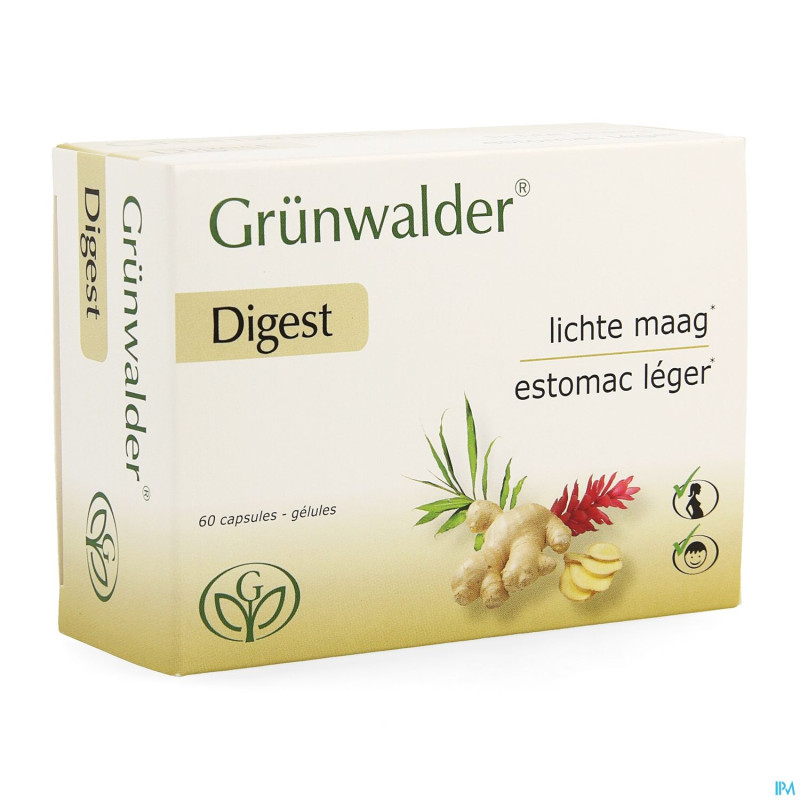 Grunwalder digest estomac leger maxi    caps  60