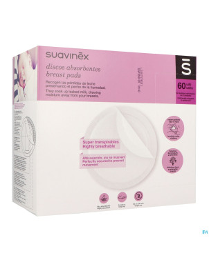 Suavinex breastfeeding coussinets allaitement 60