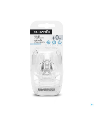 Suavinex teets tetine silic. 3pos. 2