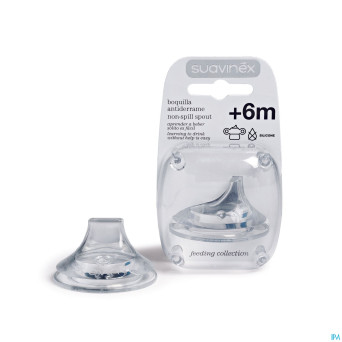 Suavinex teets tetine silic. spar nonsplitspout