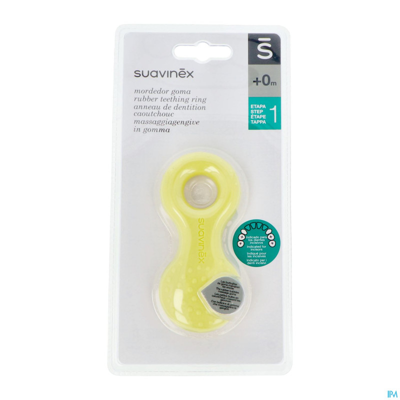 Suavinex theeters&rattlers anneau dentition 1 +0m