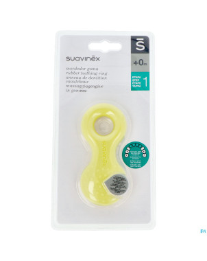 Suavinex theeters&rattlers anneau dentition 1 +0m