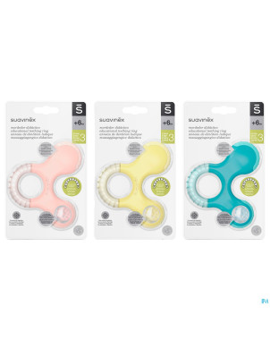 Suavinex theeters&rattlers anneau dentition 3 +6m