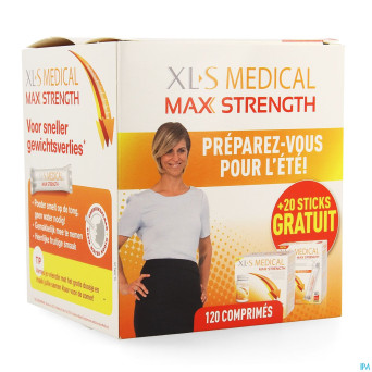 Xls med. maximum strength  comp 120 + sticks  20