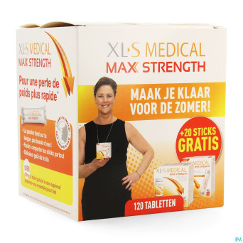 Xls med. maximum strength  comp 120 + sticks  20