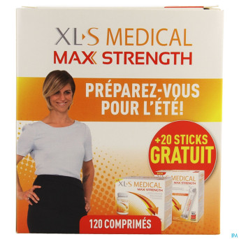 Xls med. maximum strength  comp 120 + sticks  20