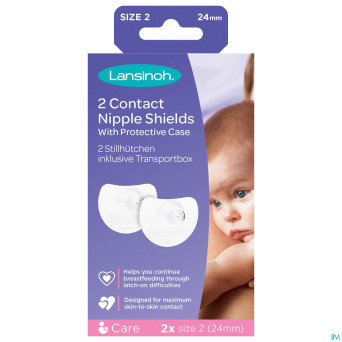 Lansinoh bout seins t2 2 + etui protection