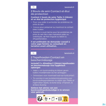 Lansinoh bout seins t2 2 + etui protection