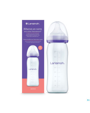 Lansinoh biberon verre + tetine 240ml 4