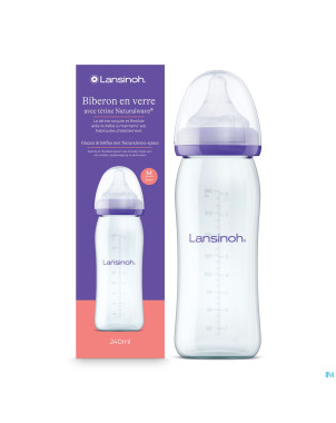 Lansinoh biberon verre + tetine 240ml 4
