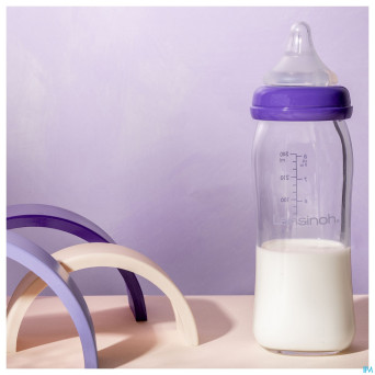 Lansinoh biberon verre + tetine 240ml 4