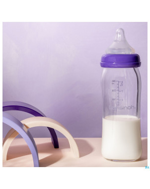 Lansinoh biberon verre + tetine 240ml 4