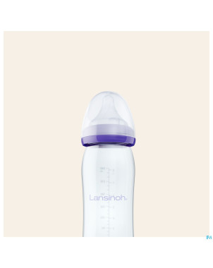 Lansinoh biberon verre + tetine 240ml 4