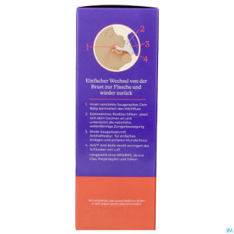 Lansinoh biberon verre + tetine 160ml 4