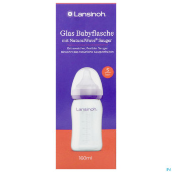 Lansinoh biberon verre + tetine 160ml 4