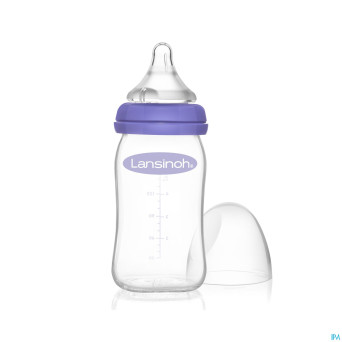 Lansinoh biberon verre + tetine 160ml 4
