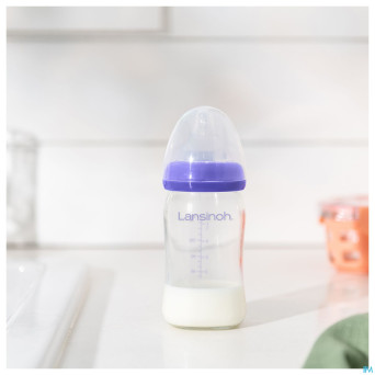 Lansinoh biberon verre + tetine 160ml 4