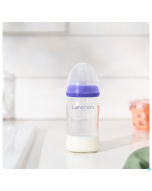 Lansinoh biberon verre + tetine 160ml 4
