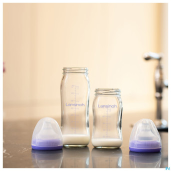 Lansinoh biberon verre + tetine 160ml 4