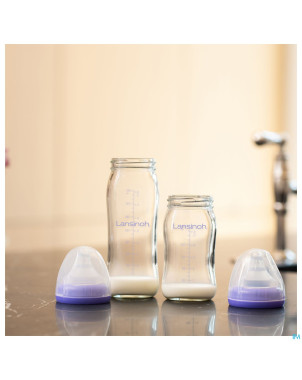 Lansinoh biberon verre + tetine 160ml 4