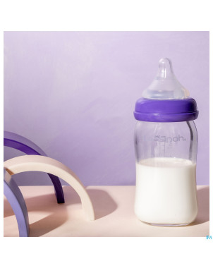 Lansinoh biberon verre + tetine 160ml 4