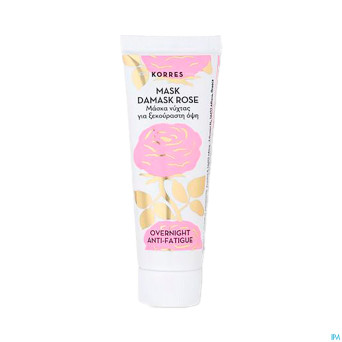 Korres kf masque nuit a/fatigue rose damask   18ml