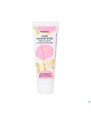 Korres kf masque nuit a/fatigue rose damask   18ml