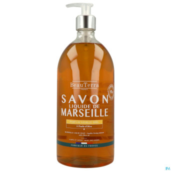 Beauterra savon marseille vanille miel    fl 1l