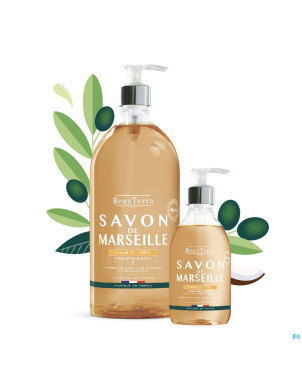 Beauterra savon marseille vanille miel    fl 1l