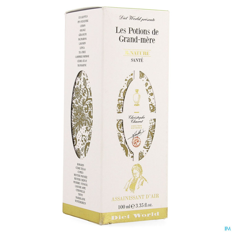 Les potions grand mere assainiss. air spray  100ml