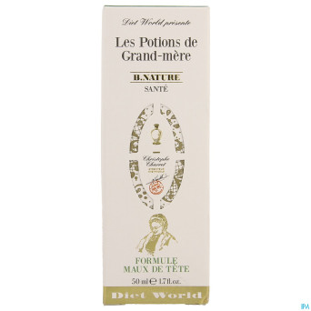 Les potions grand mere maux tete spray    50ml