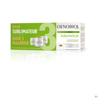 Oenobiol capillaire cure sublimateur softcaps 3x60