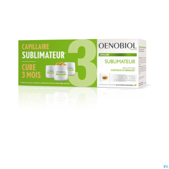 Oenobiol capillaire cure sublimateur softcaps 3x60