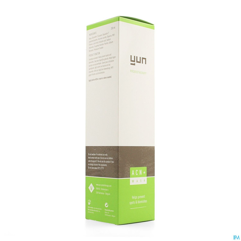 Yun acn+ wash a/acne dry skin    200ml