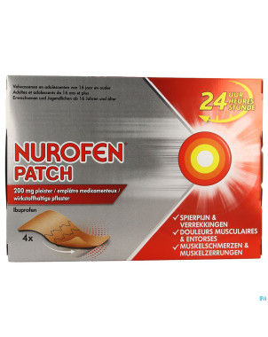 Nurofen patch 200mg    emplatre 4
