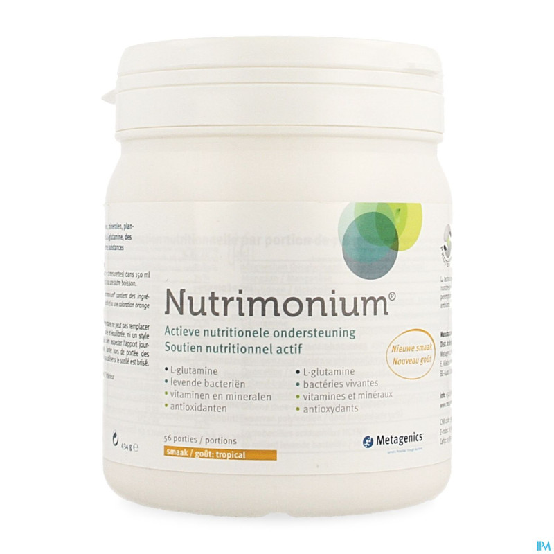 Nutrimonium tropical pdr  pot 56  22971 metagenics