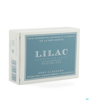 Lilac pain dermatologique boue mer morte    100g