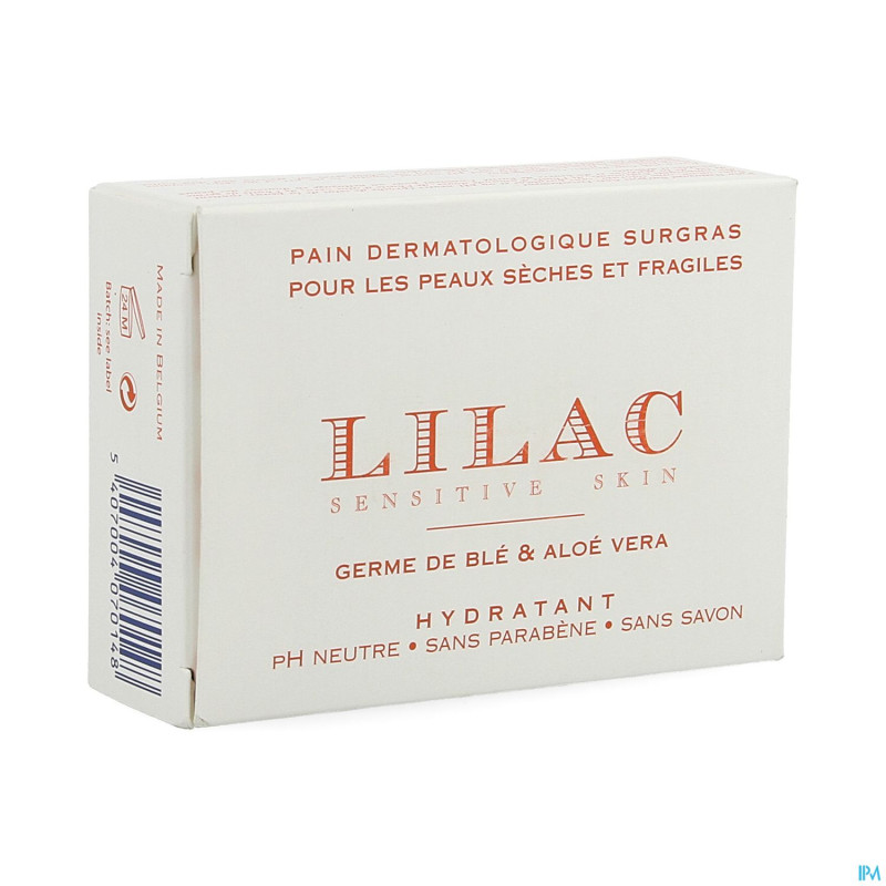 Lilac pain dermatol. surgras peau sec fragile 100g