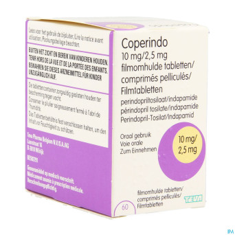 Coperindo 10mg/2,5mg comp pell  60 pot